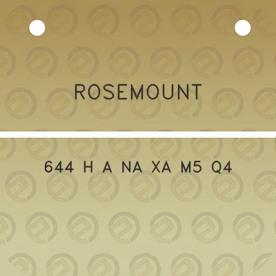 rosemount-644-h-a-na-xa-m5-q4