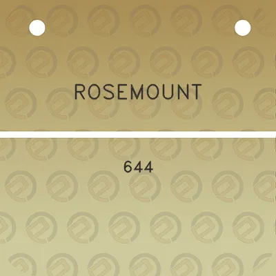 rosemount-644