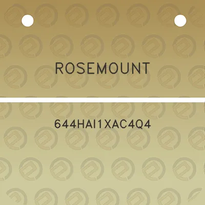 rosemount-644hai1xac4q4