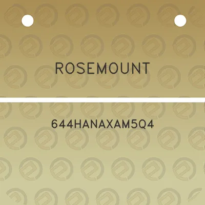 rosemount-644hanaxam5q4