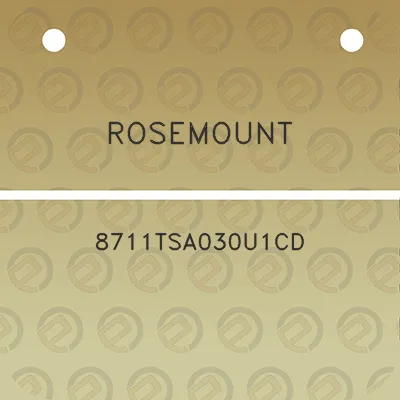 rosemount-8711tsa030u1cd