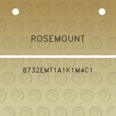 rosemount-8732emt1a1k1m4c1