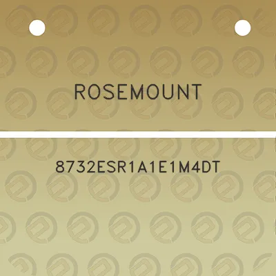 rosemount-8732esr1a1e1m4dt