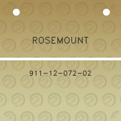 rosemount-911-12-072-02