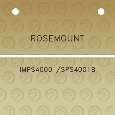 rosemount-imps4000-sps4001b