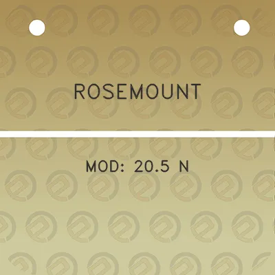 rosemount-mod-205-n