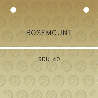 rosemount-rdu-40