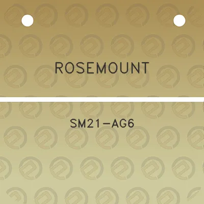 rosemount-sm21-ag6