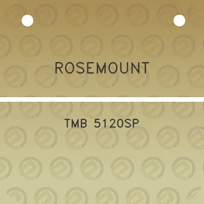 rosemount-tmb-5120sp