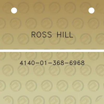 ross-hill-4140-01-368-6968