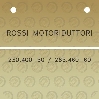 rossi-motoriduttori-230400-50-265460-60