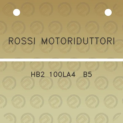 rossi-motoriduttori-hb2-100la4-b5