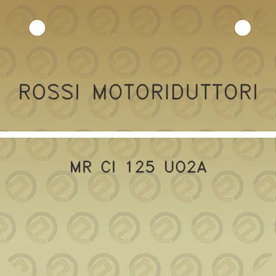 rossi-motoriduttori-mr-ci-125-uo2a