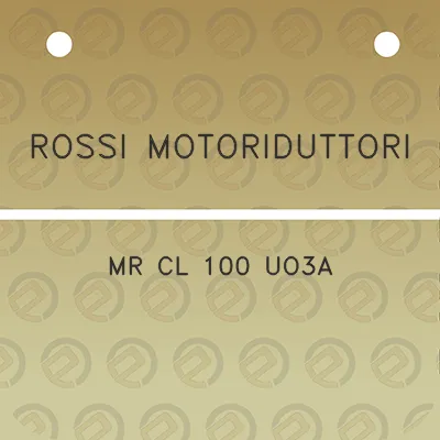 rossi-motoriduttori-mr-cl-100-uo3a