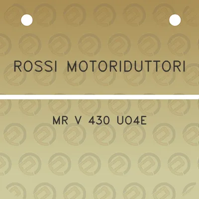 rossi-motoriduttori-mr-v-430-uo4e