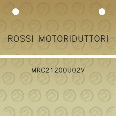 rossi-motoriduttori-mrc21200u02v