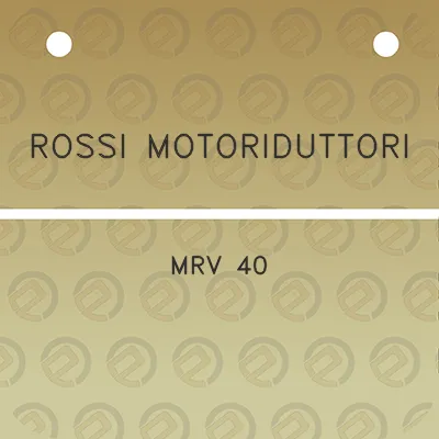 rossi-motoriduttori-mrv-40