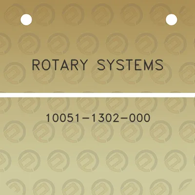 rotary-systems-10051-1302-000