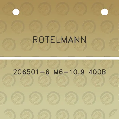 rotelmann-206501-6-m6-109-400b