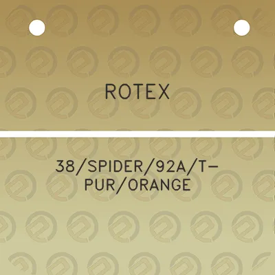 rotex-38spider92at-purorange