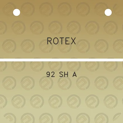 rotex-92-sh-a