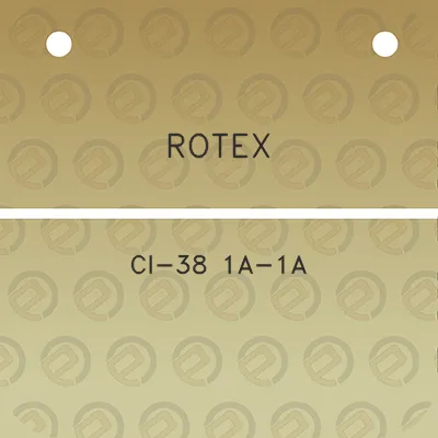 rotex-ci-38-1a-1a