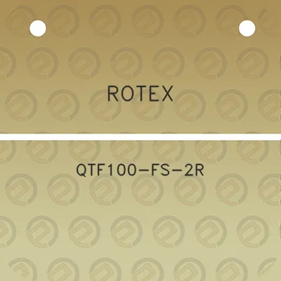 rotex-qtf100-fs-2r