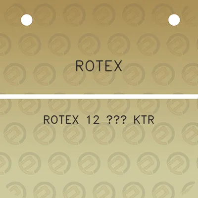 rotex-rotex-12-ktr