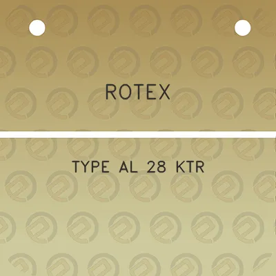 rotex-type-al-28-ktr