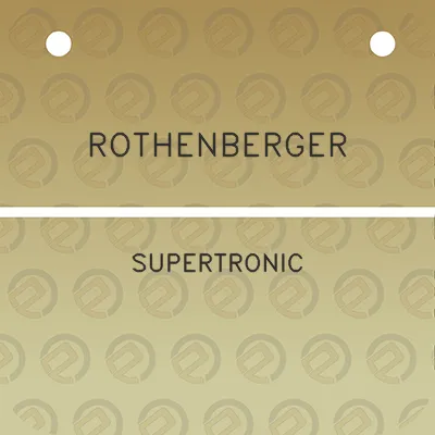 rothenberger-supertronic