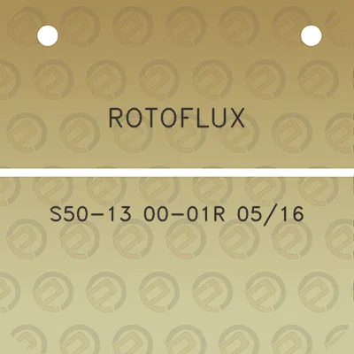 rotoflux-s50-13-00-01r-0516