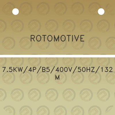 rotomotive-75kw4pb5400v50hz132m