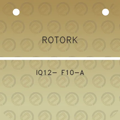 rotork-iq12-f10-a