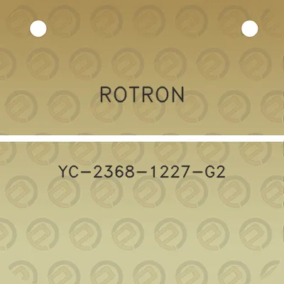 rotron-yc-2368-1227-g2