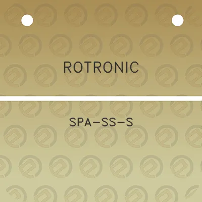 rotronic-spa-ss-s