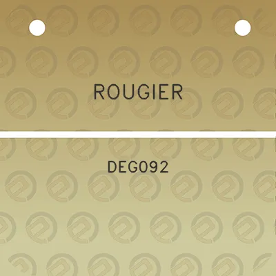 rougier-deg092