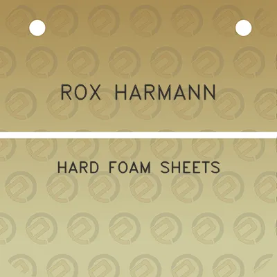 rox-harmann-hard-foam-sheets