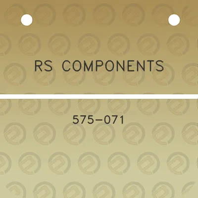 rs-components-575-071