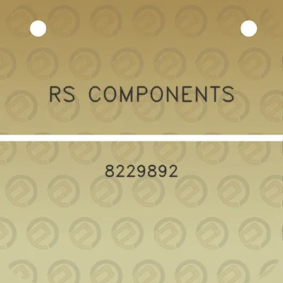 rs-components-8229892