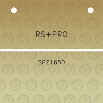 rspro-spz1650