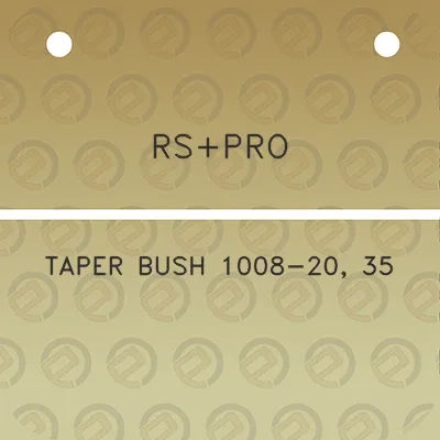 rspro-taper-bush-1008-20-35