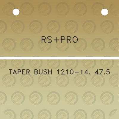 rspro-taper-bush-1210-14-475