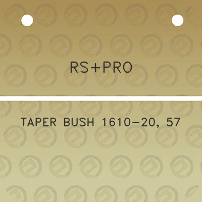 rspro-taper-bush-1610-20-57