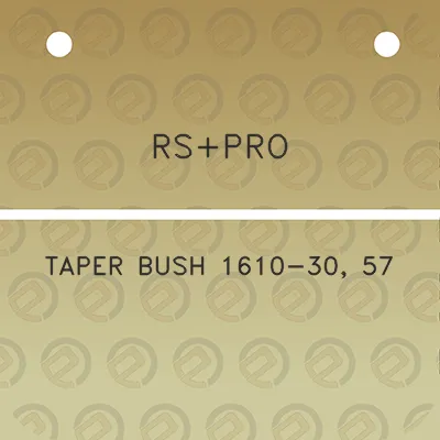 rspro-taper-bush-1610-30-57