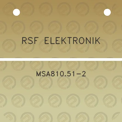 rsf-elektronik-msa81051-2