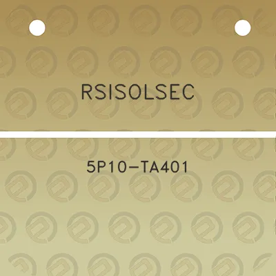 rsisolsec-5p10-ta401