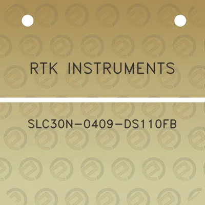 rtk-instruments-slc30n-0409-ds110fb