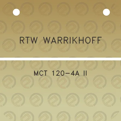 rtw-warrikhoff-mct-120-4a-ii