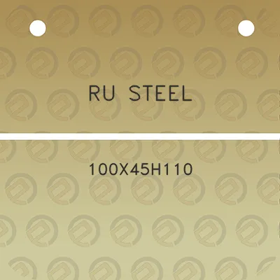 ru-steel-100x45h110