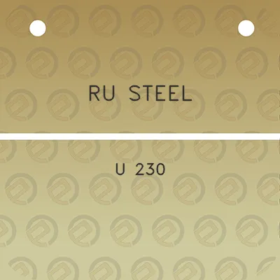 ru-steel-u-230